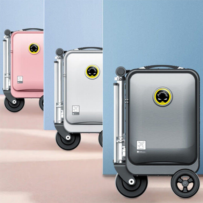 Take the Airwheel SE3S smart rideable luggage for travel in 2023