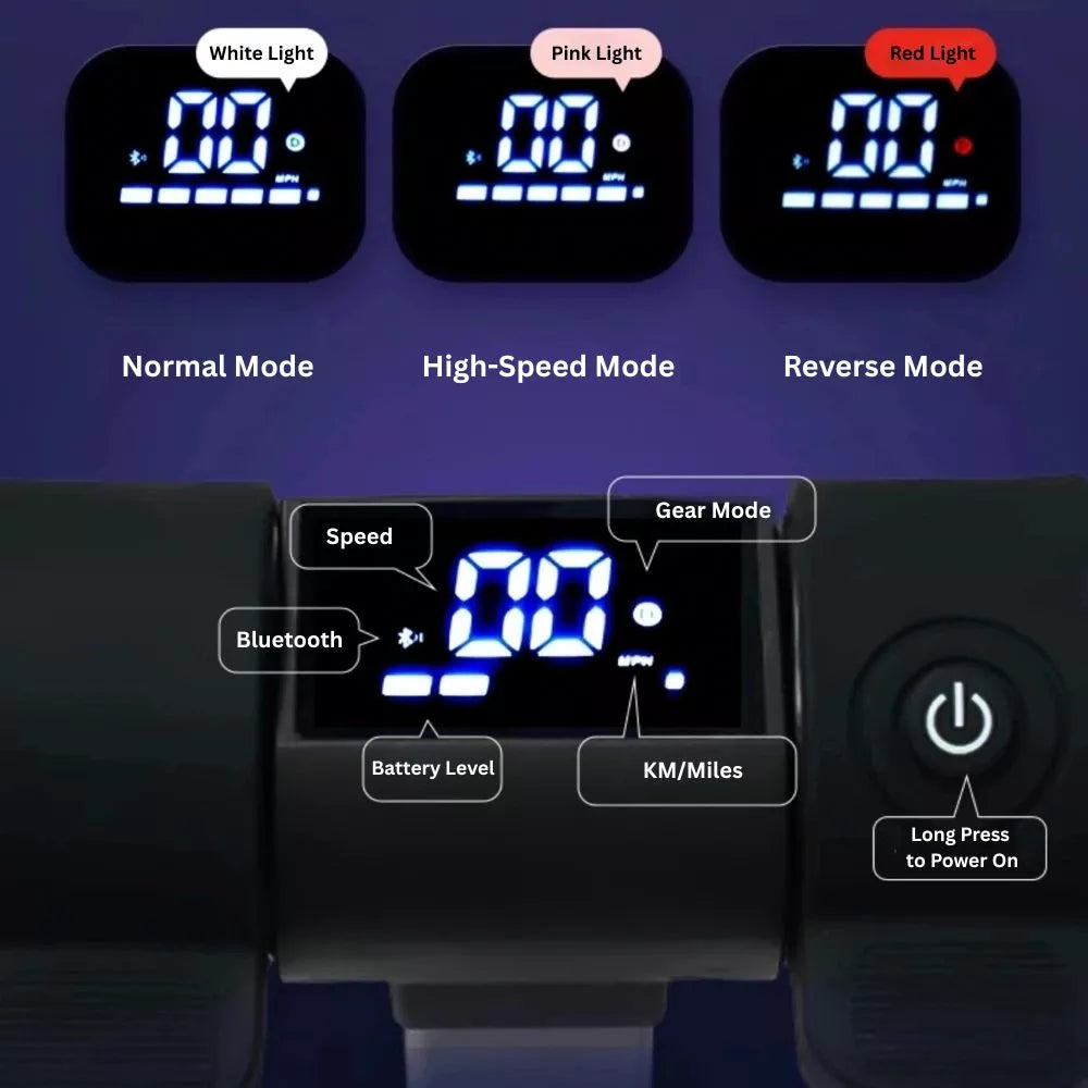 MRS-product-motorised-scooter-suitcase-new-function-led-riding-mode-display