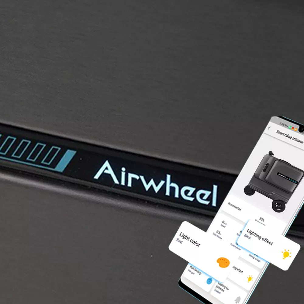 Airwheel SE3T Rideable Airwheel Luggage Scooter For 2-People Checked - AirWheel Shop